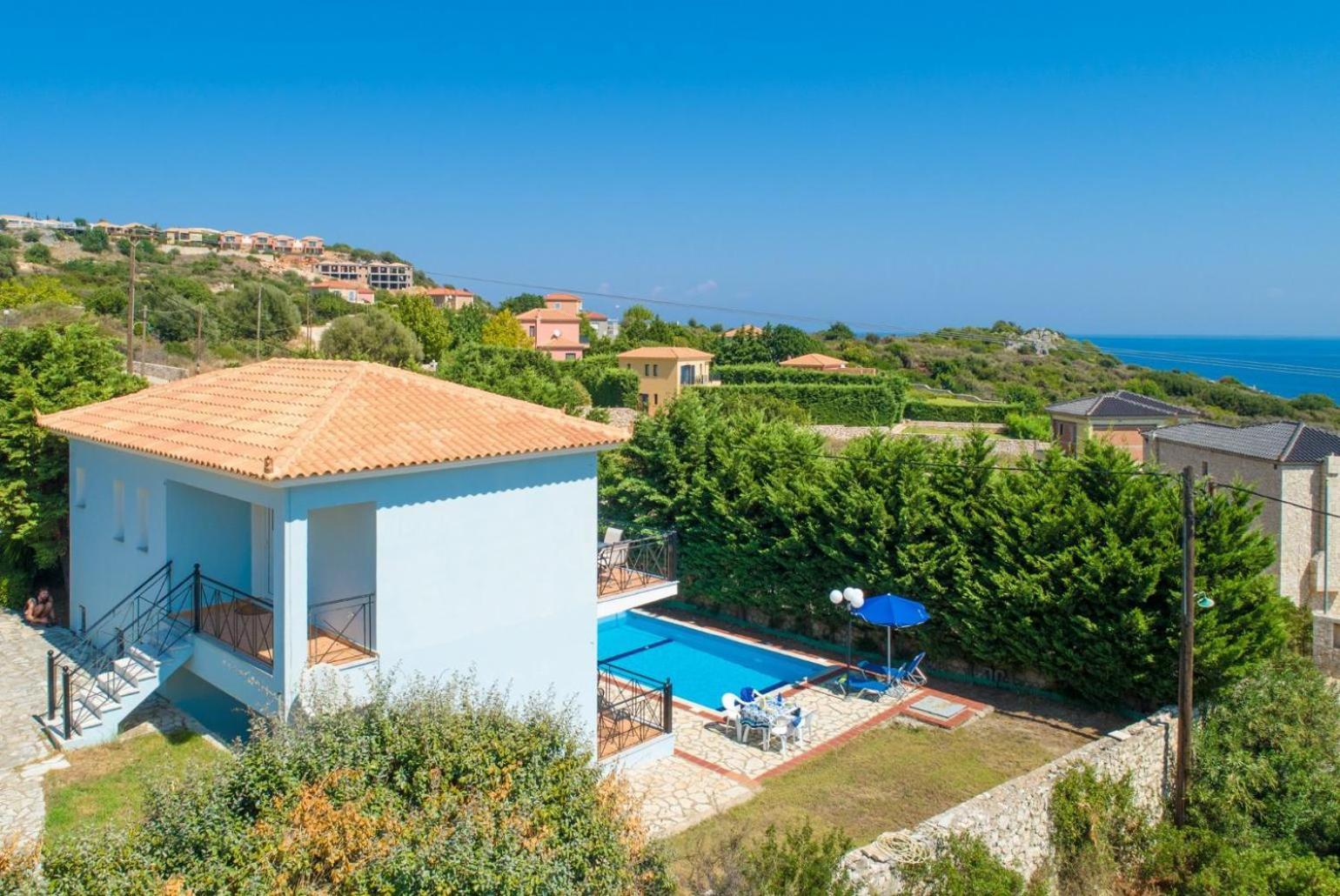 Skala Villa Blue Spathíon Extérieur photo